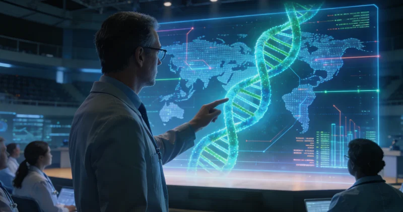 专业实验室进行肺癌基因检测分析