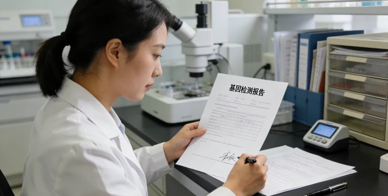 张家界医生为居民解读基因检测报