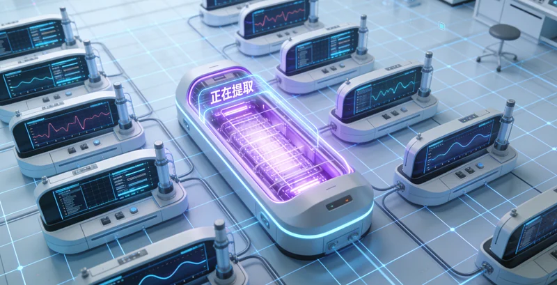 平凉医院采血进行基因检测的场景