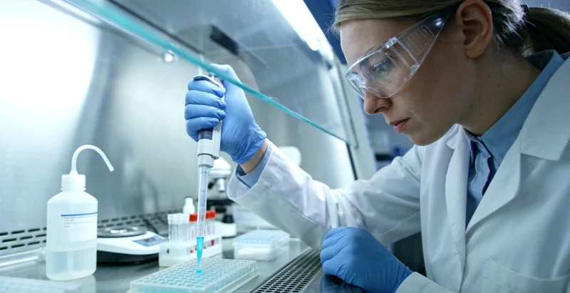 博乐护士进行静脉采血用于基因检