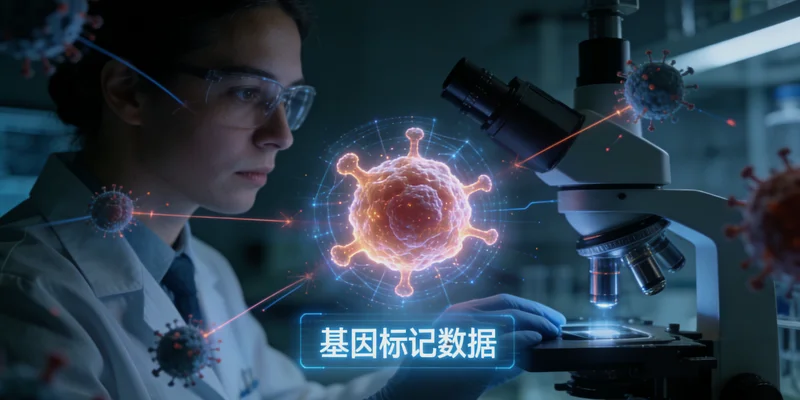 绍兴患者查看肺癌基因检测报告并