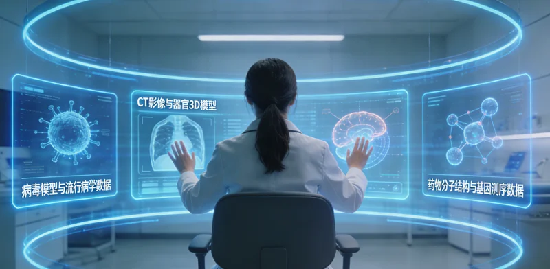 上海脑膜瘤患者与医生查看MRI