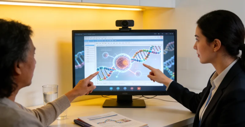 张家界遗传咨询门诊医生与咨询者