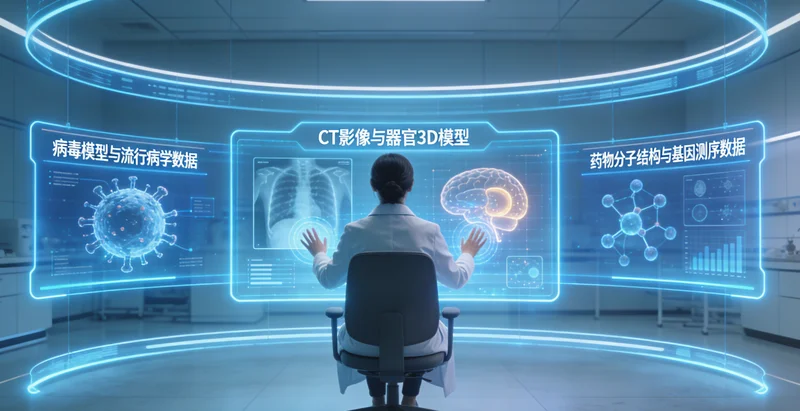 长沙城市天际线下的医疗健康主题