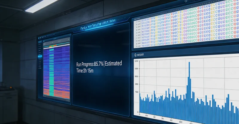 高通量基因测序实验室内部工作场