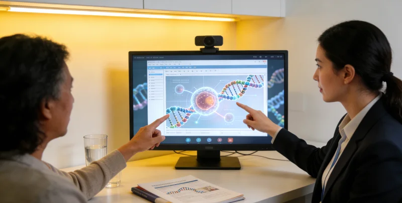 海口遗传咨询师与家庭亲切沟通场