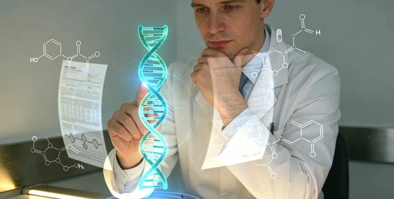 二连浩特患者与医生讨论基因检测