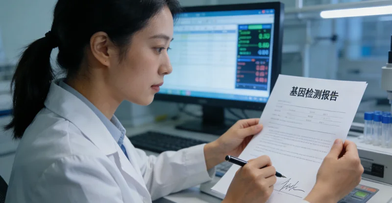 武安基因检测报告专业解读示意图