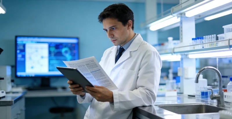 大安基因检测实验室技术人员进行