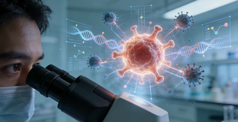 定州居民在医院进行肺癌基因检测