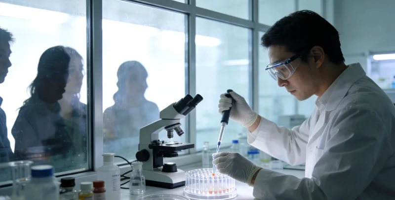 巴市专业基因检测实验室内部工作