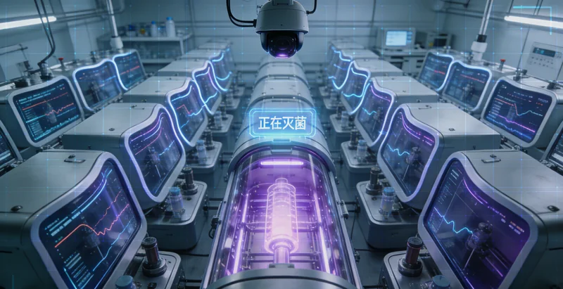 新右旗医疗人员正在进行无创基因