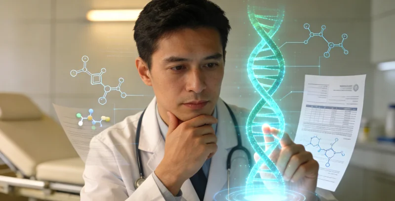 赣州女性进行遗传咨询场景