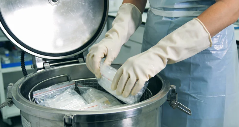 陈旗居民在医院进行基因检测血样