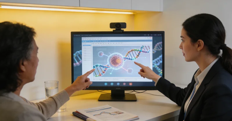 潮州家庭根据基因检测报告共同规