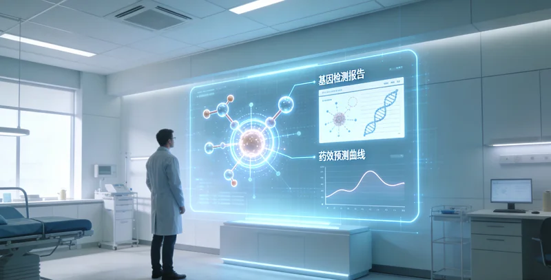 准旗市民在医院进行遗传咨询场景
