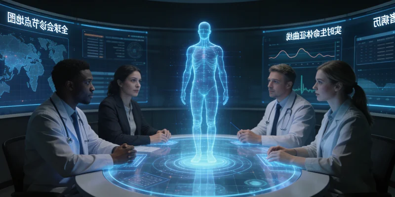 武汉患者家属在医院了解治疗方案