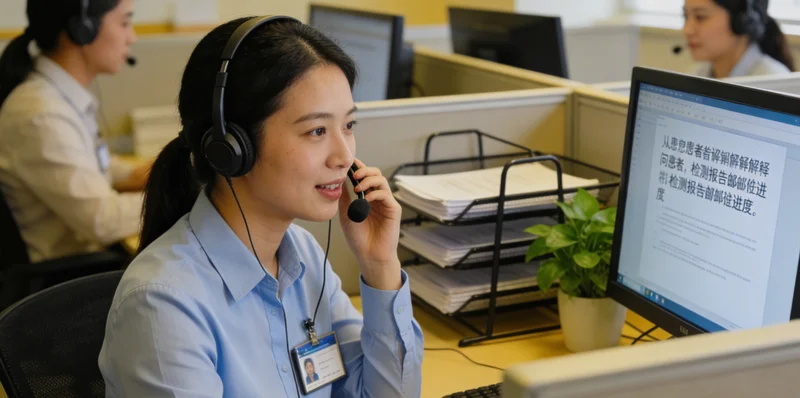 瓦房店医生为患者解读基因检测报