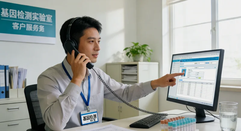 吐鲁番家庭在遗传咨询中心与医生