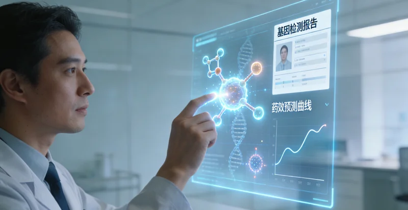 六盘水市民在医院进行基因检测咨