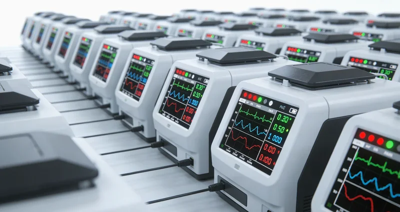 专业基因检测实验室内部工作场景