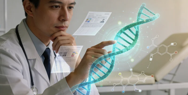 常宁医生与患者家属沟通基因检测