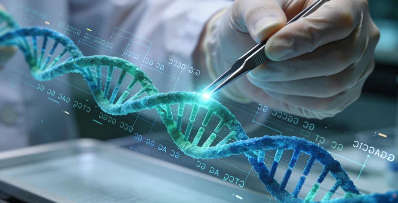 基因检测实验室分析过程示意