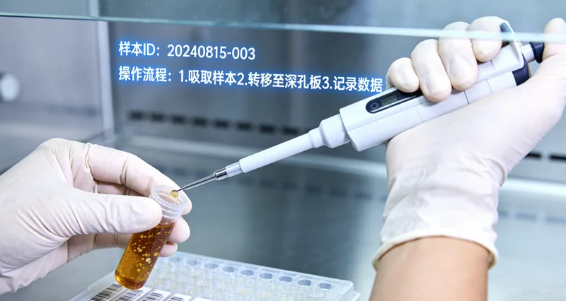 达茂旗医院护士为居民采集基因检