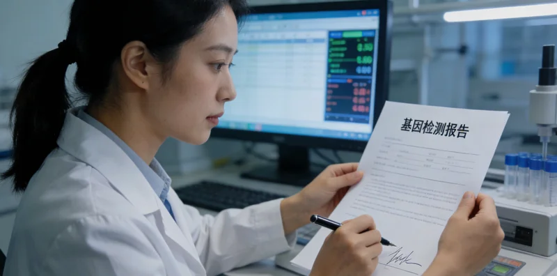 玉溪备孕夫妇查看基因检测报告如