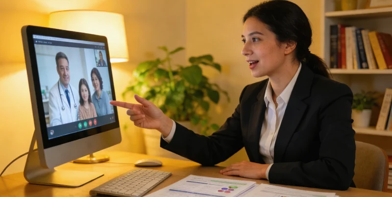 烟台医生与患者进行遗传咨询解读