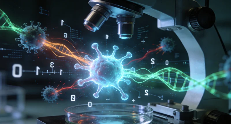 深圳基因检测实验室内部工作场景