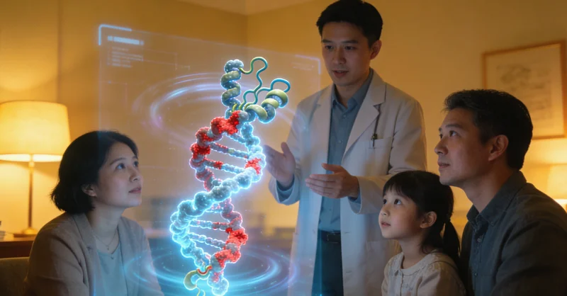 六安遗传咨询专家与患者家庭亲切