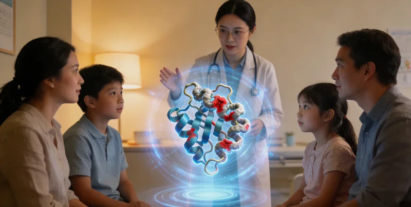 林州女性在医院进行遗传咨询场景
