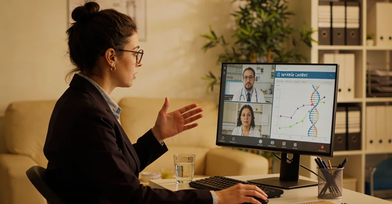 马尔康居民通过视频接受遗传咨询