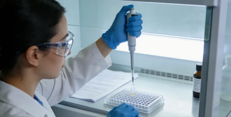 北京基因检测中心护士进行静脉采