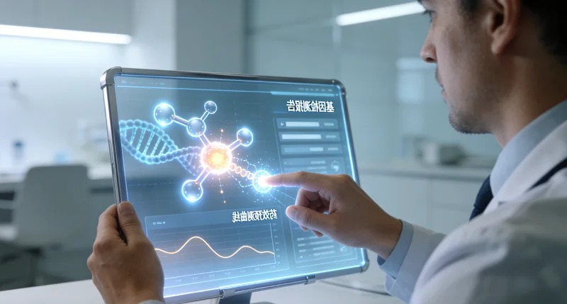 专业实验室人员进行乳腺癌基因检