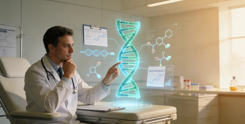 奈曼旗居民接受专业遗传咨询场景