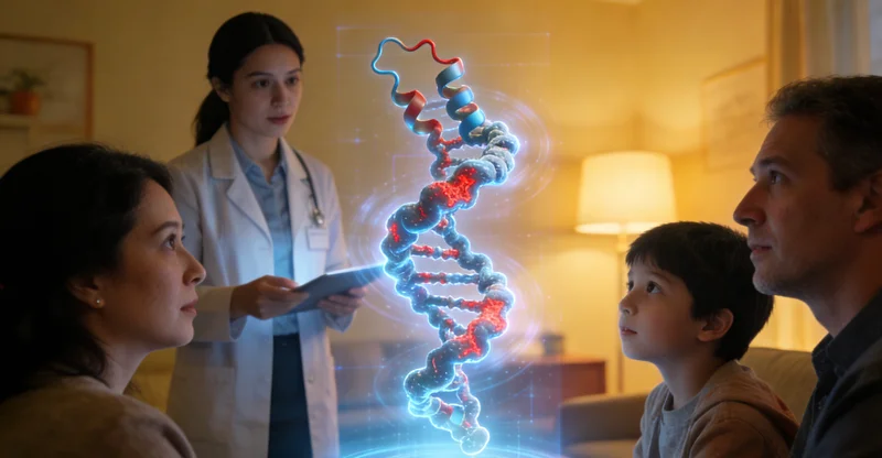 瑞丽患者在医院与医生进行遗传咨