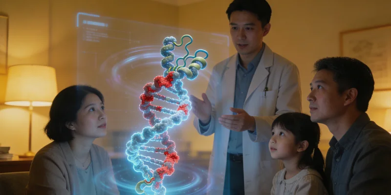 吐鲁番遗传咨询师为家庭解读基因