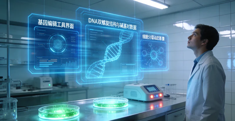 雅安医院病理科医生观察肺癌组织