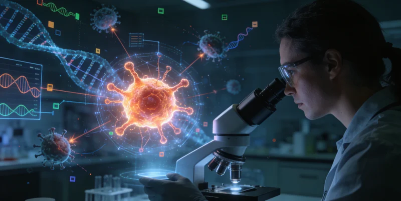 兰州基因检测实验室显微镜下的细