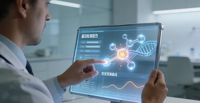 新星医生与患者家属讨论肺癌基因