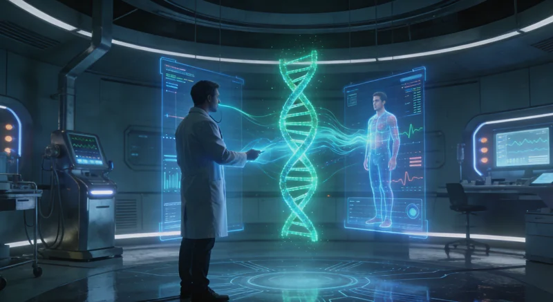 恩平患者链接未来精准医疗概念图