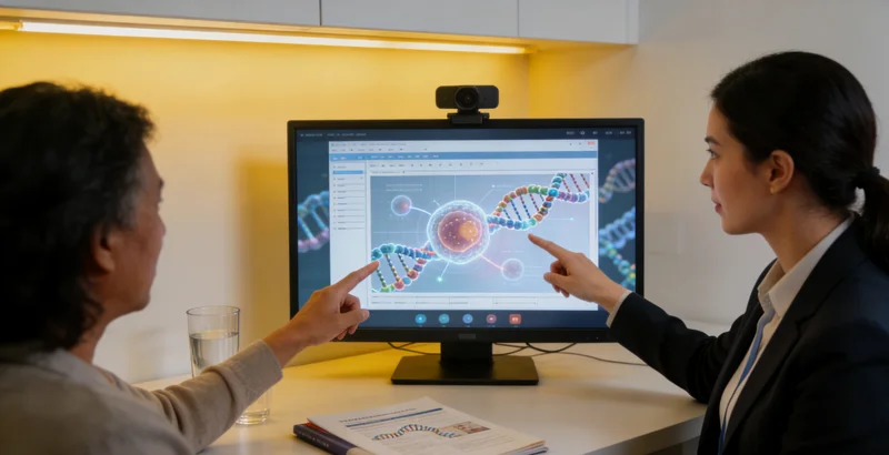 和田家庭与医生进行遗传咨询和报