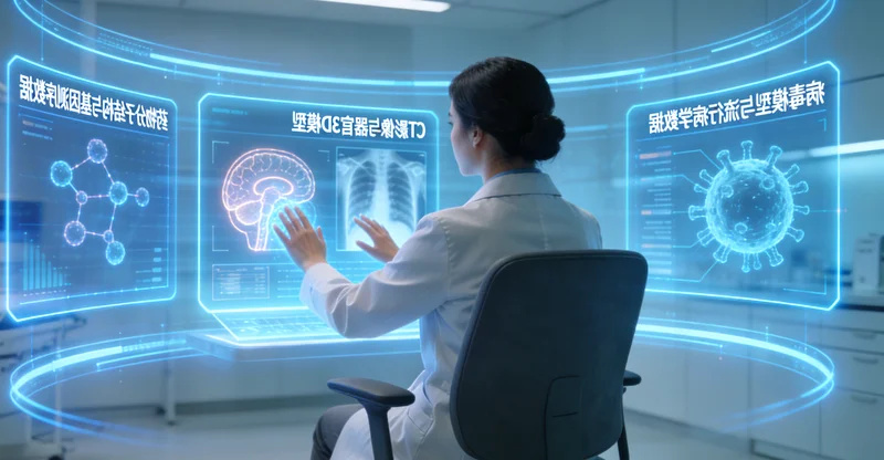 楚雄市民在医院进行健康咨询场景