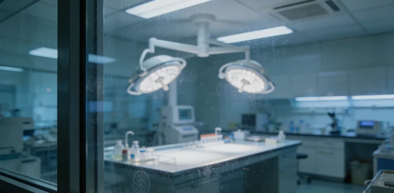 汉中基因检测实验室内部工作场景