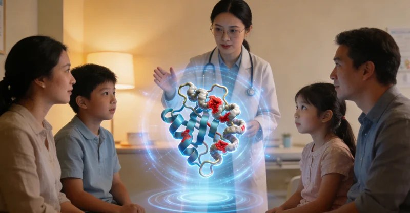 巴林右旗遗传咨询师为居民解读基