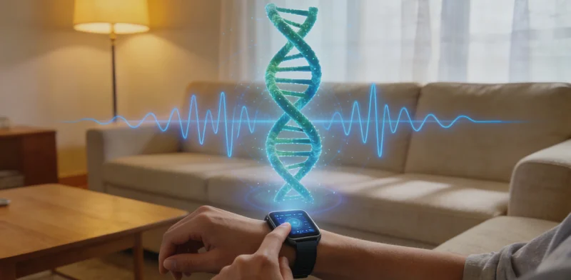 潜江市民接受基因检测采血服务场