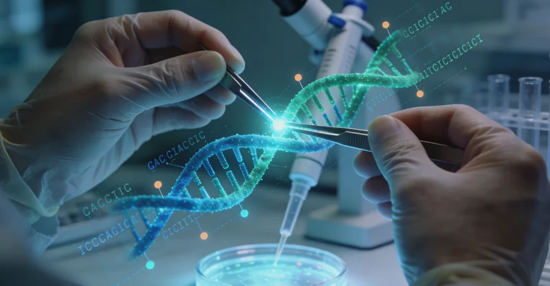 北京实验室技术人员进行基因测序