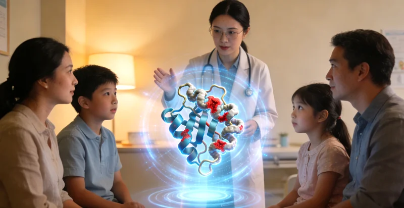 扎旗遗传咨询现场：医生与居民面